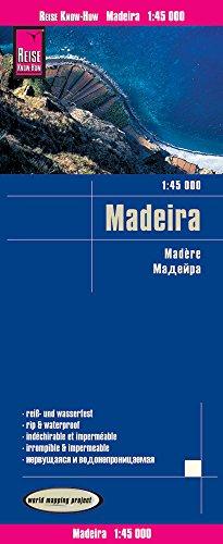 Reise Know-How Landkarte Madeira (1:45.000): world mapping project