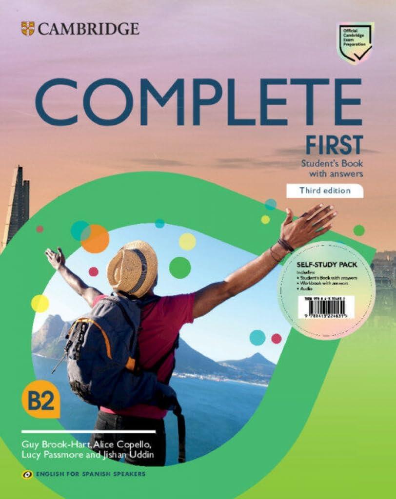 Complete First Self-study pack (Students Book with answers and Workbook with answers and Class Audio) English for Spanish Speakers