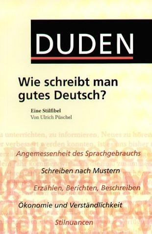 Duden Taschenbücher, Wie schreibt man gutes Deutsch?