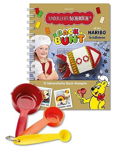 Kinderleichte Becherküche - Back Bunt mit den HARIBO Goldbären (Band 10): Backset inkl. 3-teiliges Messbecher-Set & 13 bärenstarken Rezepten ... Backen und Kochen für Kinder ab 3 Jahren)