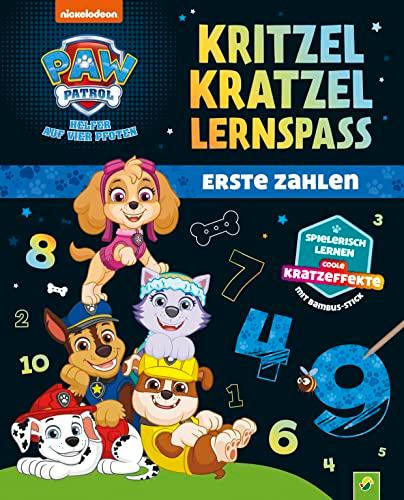 PAW Patrol Kritzel-Kratzel-Lernspaß: Erste Zahlen: Für Kinder ab 5 Jahren │ Spielerische Schulvorbereitung. Lernübungen, Rätsel und Aufgaben mit Marshall, Chase und Co.