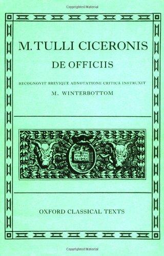 De Officiis (Scriptorum Classicorum Bibliotheca Oxoniensis)