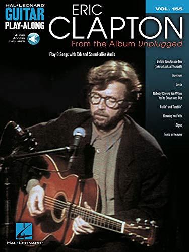 Guitar Play Along Volume 155: Clapton Eric Unplugged: Noten, CD für Gitarre