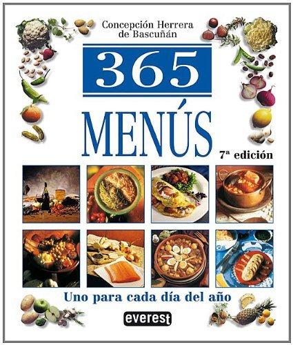 365 menus (uno para cada dia)