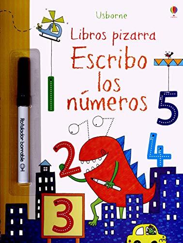 Escribo los números (Libros pizarra para practicar)