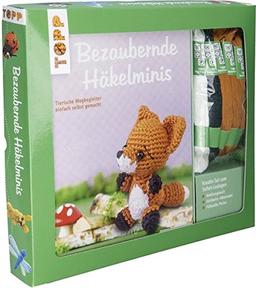 Kreativ-Set Bezaubernde Häkelminis: Buch mit Grundlagen sowie süßen Häkelanleitungen und Material für einen süßen Fuchs (Buch plus Material)