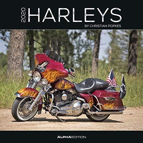 Harleys 2020 - Broschürenkalender (30 x 60 geöffnet) - Wandkalender - Motorradkalender - Fahrzeuge - Wandplaner: by Christian Popkes