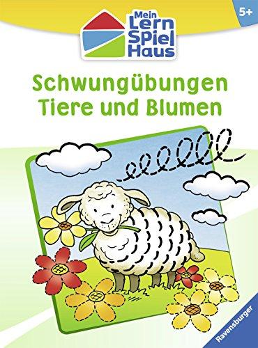 Mein Lern-Spiel-Haus: Schwungübungen Tiere und Blumen