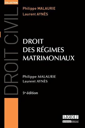 Droit des régimes matrimoniaux