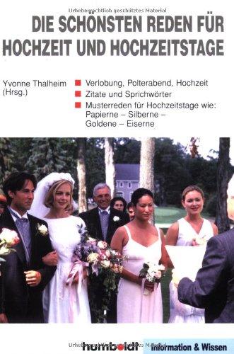 Die schönsten Reden für Hochzeit und Hochzeitstage