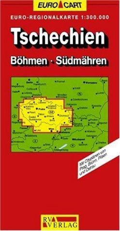 RV Euro-Regionalkarte 1:300 000 Tschechien - Böhmen, Südmähren