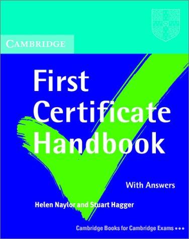 Cambridge First Certificate Handbook with Answers