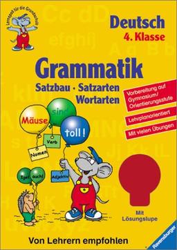 Lernspaß für die Grundschule: Grammatik (4. Klasse): Satzbau, Satzarten, Wortarten