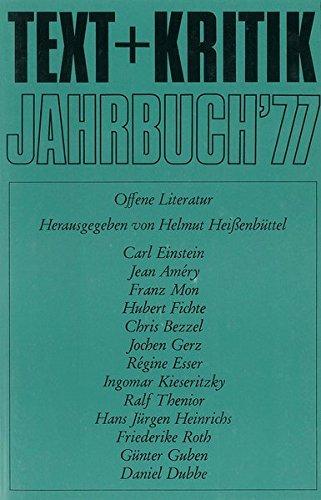 Jahrbuch '77: Offene Literatur