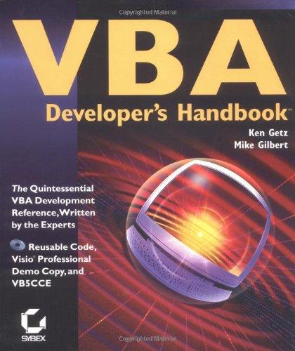 VBA Developer's Handbook with CDROM