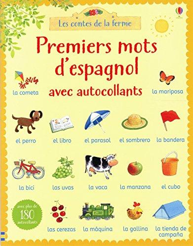 Premiers mots d'espagnol avec autocollants