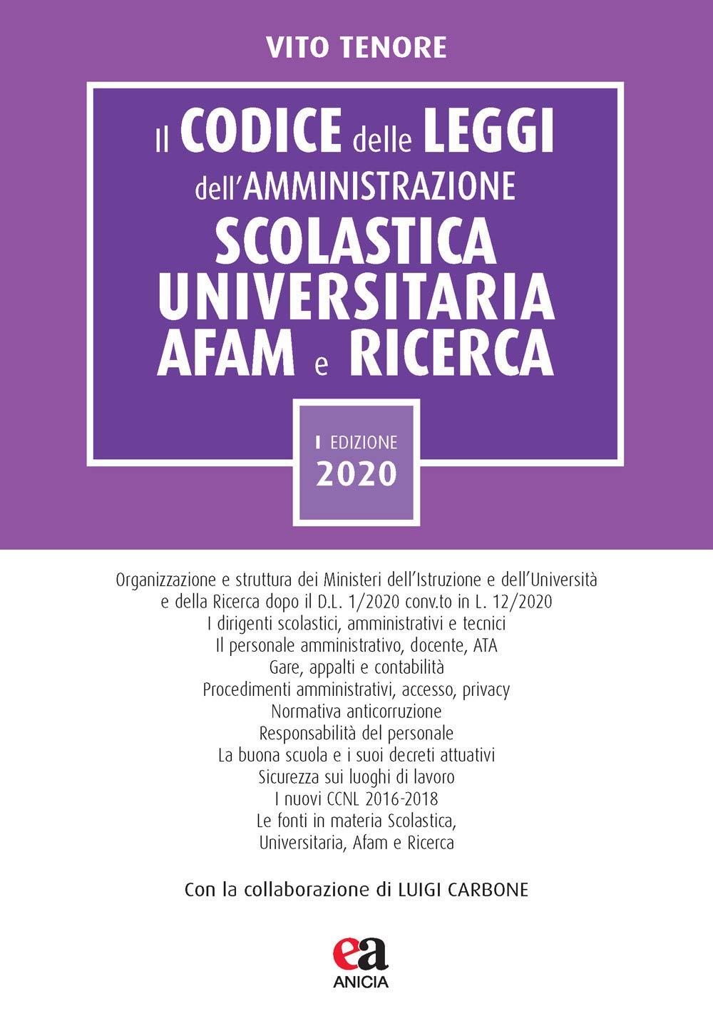 Il codice delle leggi dell'amministrazione scolastica universitaria, AFAM e ricerca (Vita & diritto)