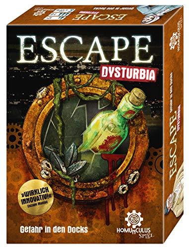 homunculus Escape Dysturbia: Gefahr in den Docks. Das Escape-Game mit Story für 1-8 Spieler*innen