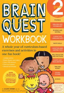 Brain Quest Grade 2 Workbook [With Stickers]