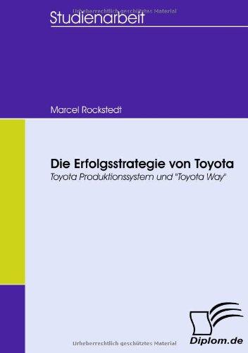 Die Erfolgsstrategie von Toyota. Toyota Produktionssystem und Toyota Way