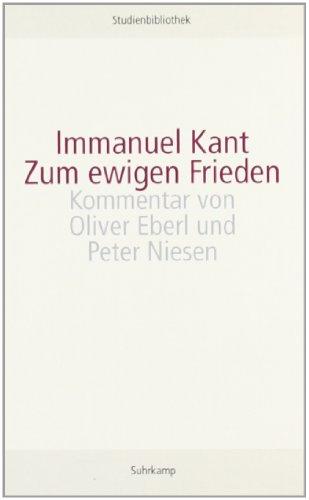 Zum ewigen Frieden (suhrkamp studienbibliothek)