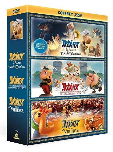 Coffret astérix 3 films ; le secret de la potion magique ; le domaine des dieux ; et les vikings [FR Import]