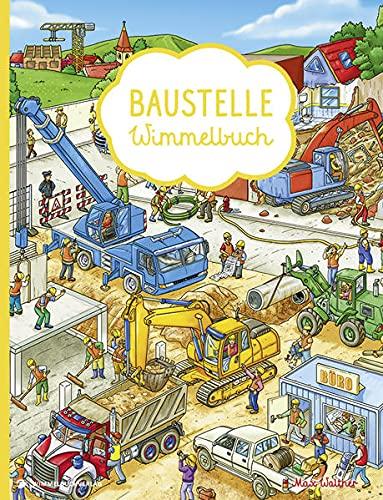 Baustellen Wimmelbuch: Der erfolgreiche Klassiker jetzt im handlichen Format für unterwegs! Kinderbücher ab 2 Jahre - Bilderbuch: Midi Version - Kinderbücher ab 2 Jahre - Bilderbuch