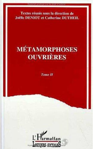 Métamorphoses ouvrières : actes du colloque du LERSCO, Nantes, octobre 1992. Vol. 2