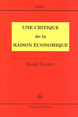 Une critique de la raison économique