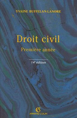 Droit civil, première année