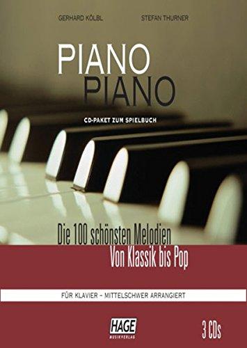 Piano Piano mittelschwer. CD-Paket mit 3 CDs