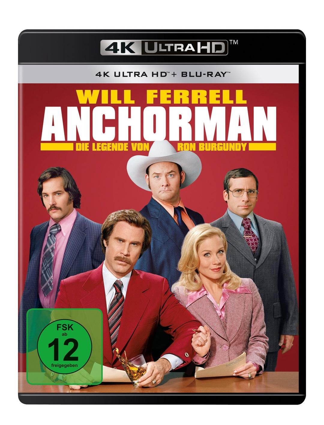 Anchorman: Die Legende von Ron Burgundy [4K Ultra HD] + [Blu-ray]