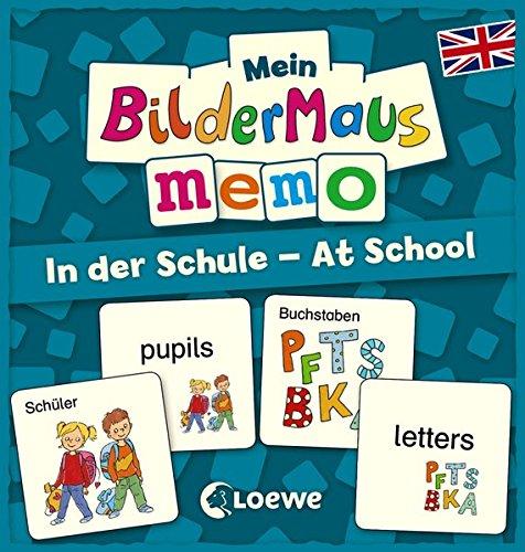 Mein Bildermaus-Memo - Englisch - In der Schule - At School (Kinderspiel)