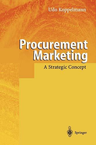 Procurement Marketing: A Strategic Concept