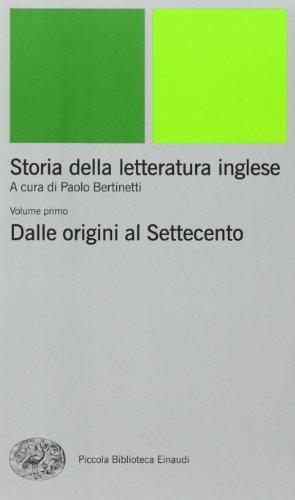 Storia della letteratura inglese