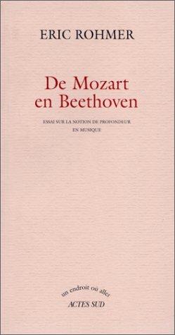 De Mozart en Beethoven : essai sur la notion de profondeur en musique