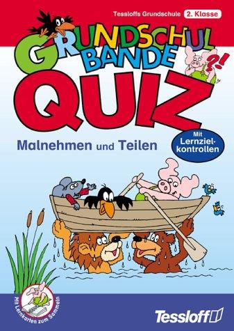 Grundschul-Bande Quiz, Malnehmen und Teilen, 2. Klasse