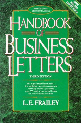 Handbook of Business Letters (Prentice Hall Business Classics)