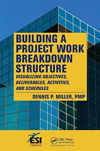 Building a Project Work Breakdown Structure: Visualizing Objectives, Deliverables, Activities, and Schedules (ESI International Project Management)