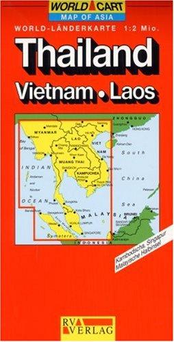 RV World-Länderkarte 1:2 Mio. Thailand - Vietnam, Laos