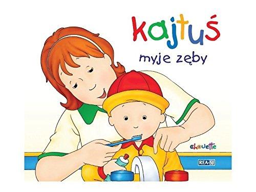 Kajtus myje zeby + szczoteczka