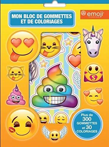 Emoji : mon bloc de gommettes et de coloriages