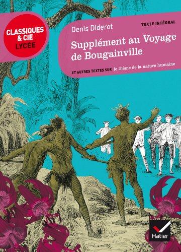 Supplément au voyage de Bougainville, 1773 : et autres textes sur le thème de la nature humaine