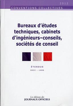 Bureaux d'études techniques, cabinets d'ingénieurs-conseils, sociétés de conseils : convention collective nationale du 15 décembre 1987 (étendue par arrêté du 13 avril 1988) : IDCC 1486