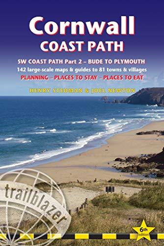 Cornwall Coast Path: South West Coast Past Part 2 Bude to Plymouth - GPS Waypoints (British Walking Guides)