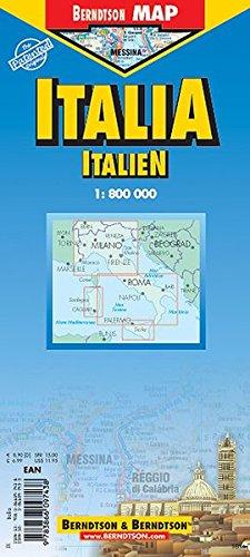 Italien: 1:800 000. Einzelkarten: Italia - Nord 1:800 000; Italia - Sud 1:800 000; Sardegna 1:800 000; Sicília 1:800 000; Italia traffico maritimo; ... Europe Time Zones (Berndtson Maps)