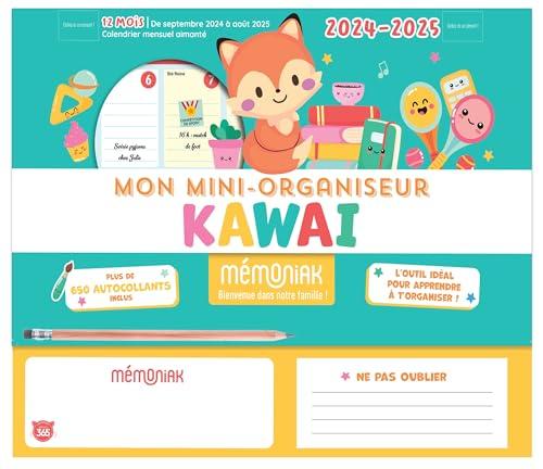 Mon mini-organiseur kawai 2024-2025 : de septembre 2024 à août 2025