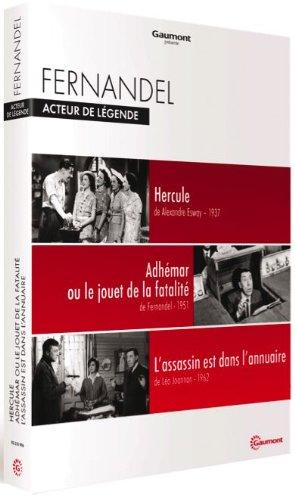 Coffret fernandel : adhémar ou le jouet de la fatalité ; l'assassin est dans l'annuaire ; hercule [FR Import]