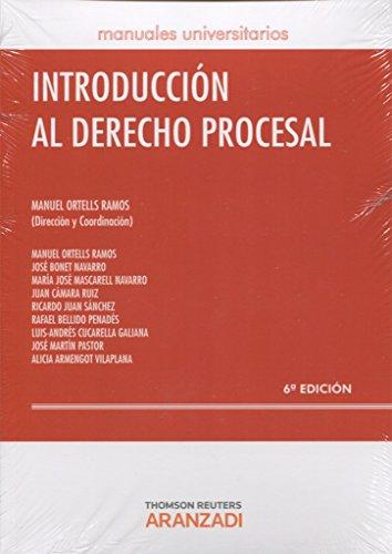 Introducción al derecho procesal (Manuales)