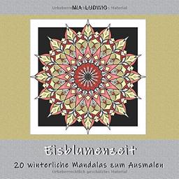 Eisblumenzeit - Malbuch: 20 winterliche Mandalas zum Ausmalen (Buntes Jahr)